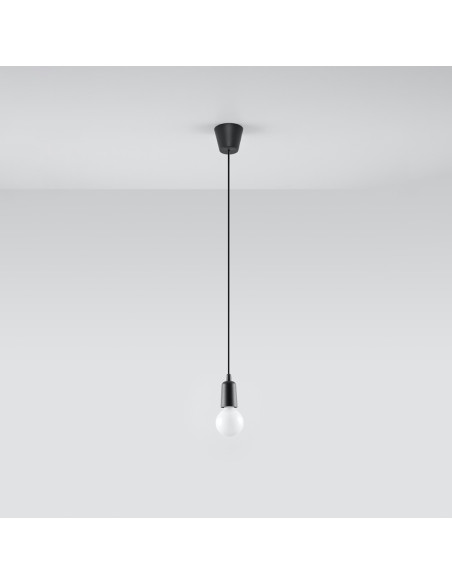 Lampa wisząca DIEGO 1 czarna