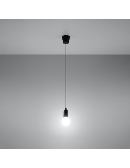 Lampa wisząca DIEGO 1 czarna