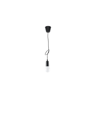 Lampa wisząca DIEGO 1 czarna