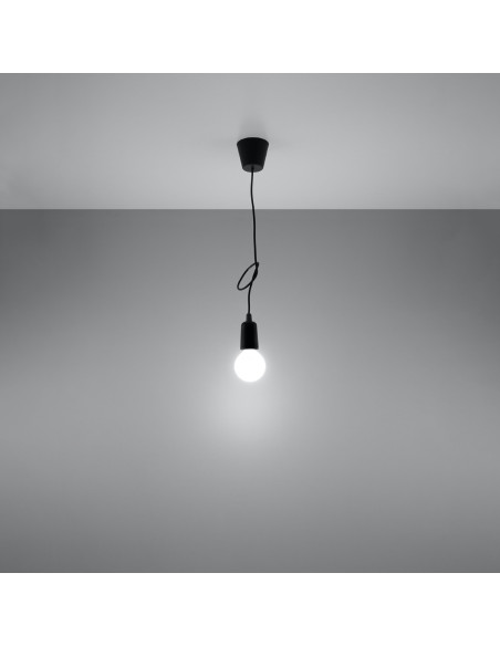 Lampa wisząca DIEGO 1 czarna