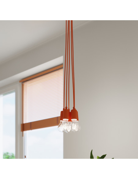 Lampa wisząca DIEGO 1 pomarańczowy