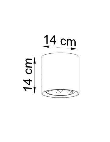 Plafon CULLO 140 beton