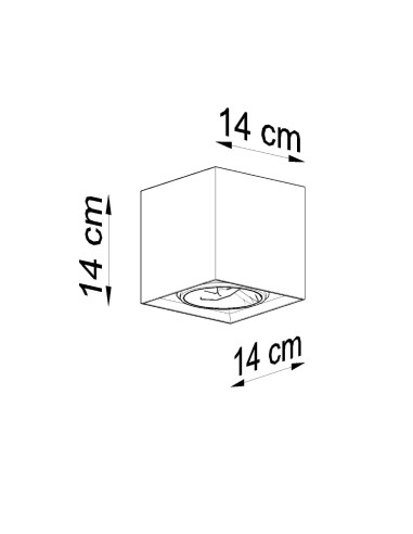 Plafon VALDE 140 beton