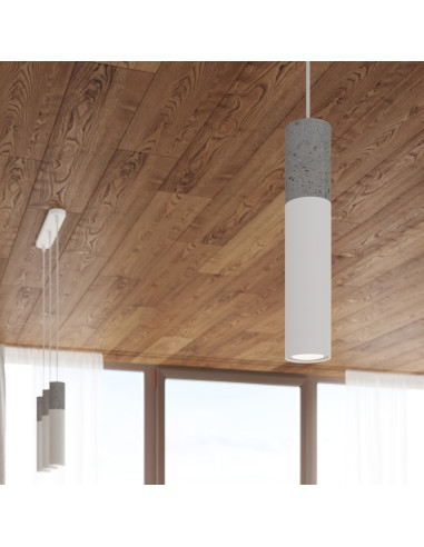 Lampa wisząca BORGIO 1 biały