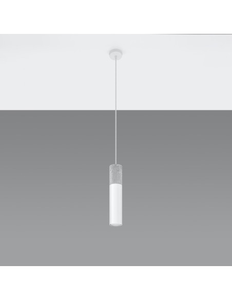 Lampa wisząca BORGIO 1 biały