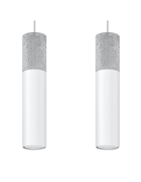 Lampa wisząca BORGIO 2 biały