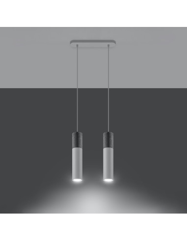 Lampa wisząca BORGIO 2 biały