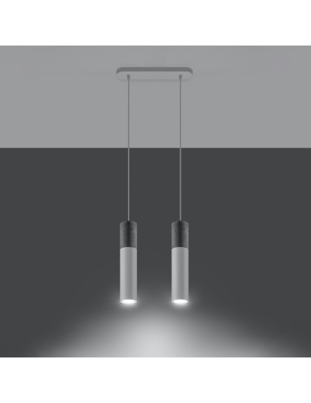 Lampa wisząca BORGIO 2 biały