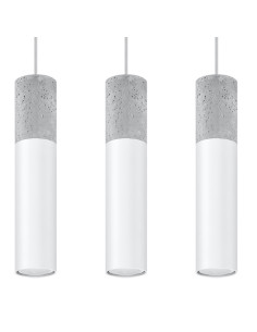 Lampa wisząca BORGIO 3L biały