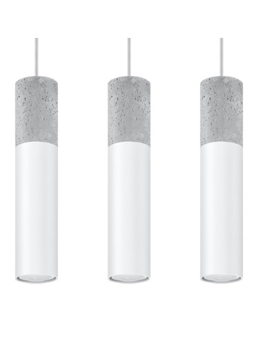 Lampa wisząca BORGIO 3L biały