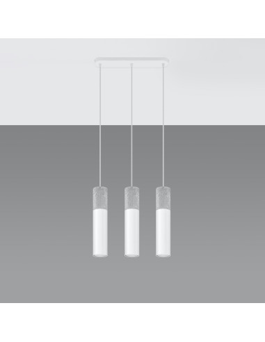 Lampa wisząca BORGIO 3L biały