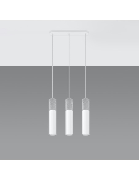 Lampa wisząca BORGIO 3L biały