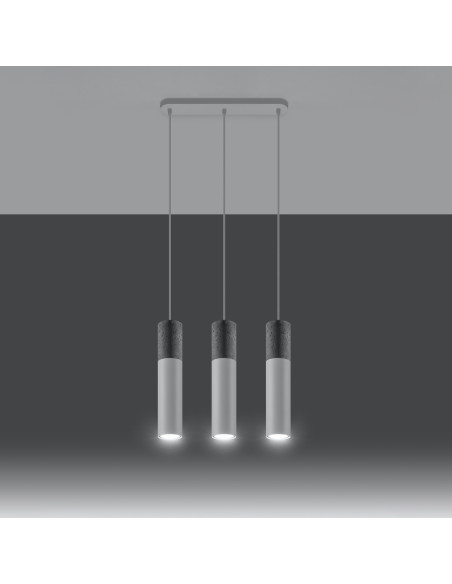 Lampa wisząca BORGIO 3L biały