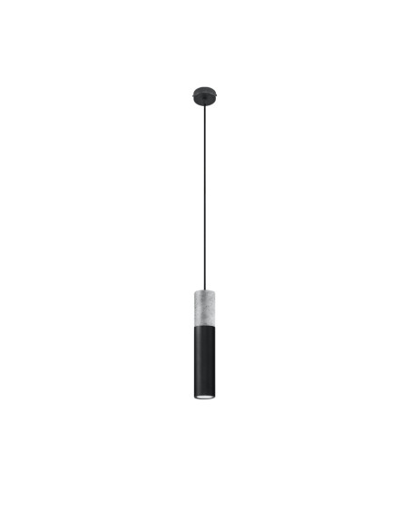 Lampa wisząca BORGIO 1 czarny