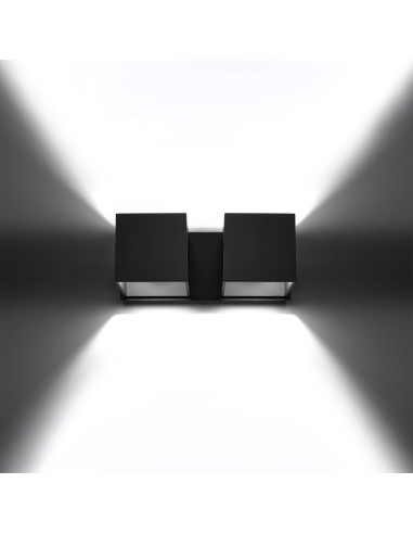 Kinkiet QUAD 2 czarny