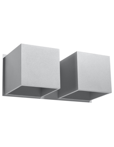 Kinkiet QUAD 2 szary