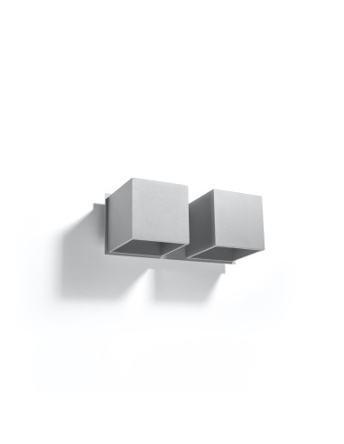 Kinkiet QUAD 2 szary