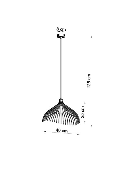 Lampa wisząca UMB czarny