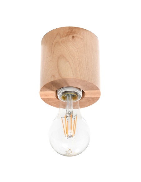 Plafon SALGADO naturalne drewno