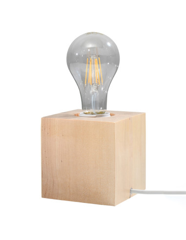 Lampa biurkowa ARIZ naturalne drewno