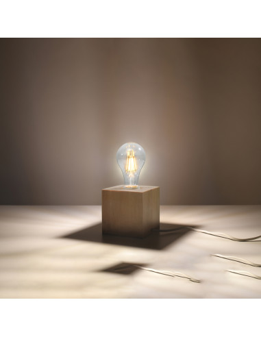 Lampa biurkowa ARIZ naturalne drewno