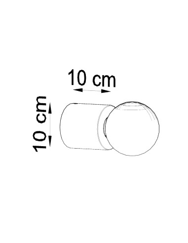 Kinkiet SALGADO beton