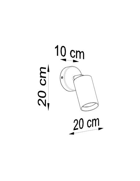 Kinkiet BERG naturalne drewno