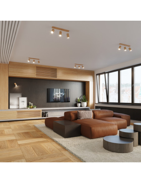 Kinkiet BERG naturalne drewno