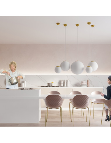 Lampa wisząca UGO 40 złota