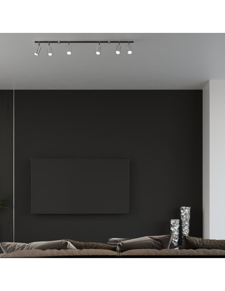 Plafon RING 4L chrom