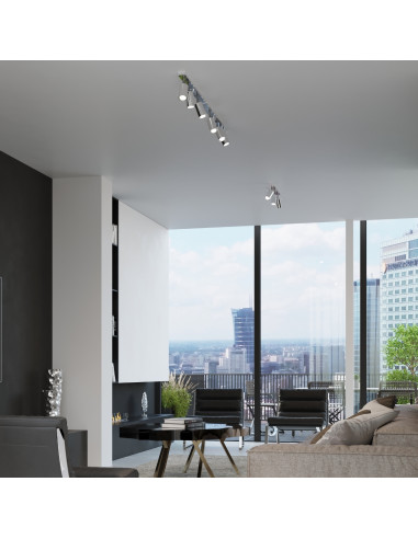 Plafon RING 4L chrom