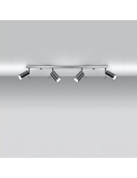 Plafon RING 4L chrom