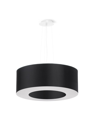 Żyrandol SATURNO 50 czarny