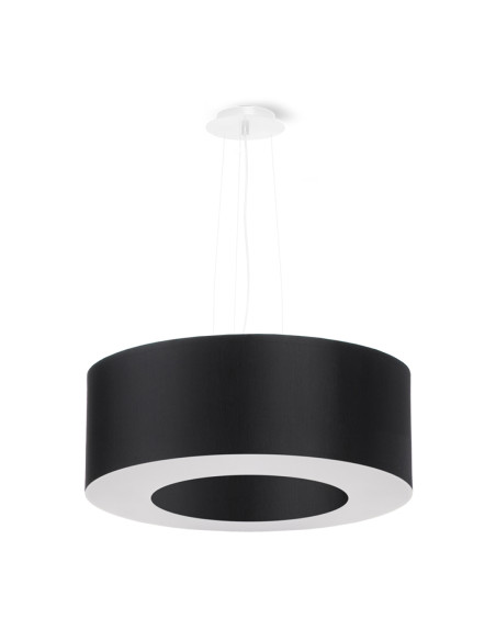 Żyrandol SATURNO 50 czarny