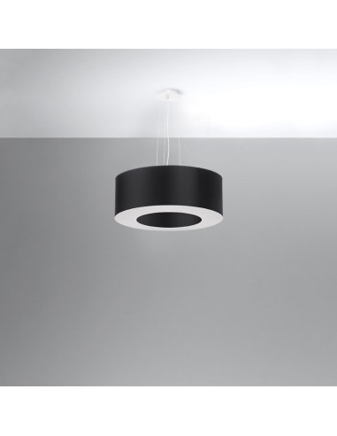 Żyrandol SATURNO 50 czarny