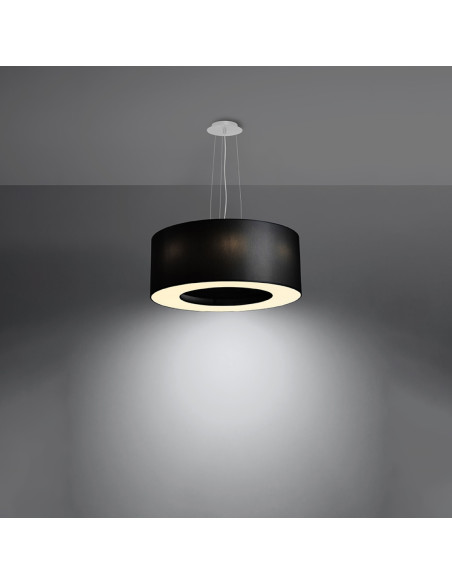 Żyrandol SATURNO 50 czarny