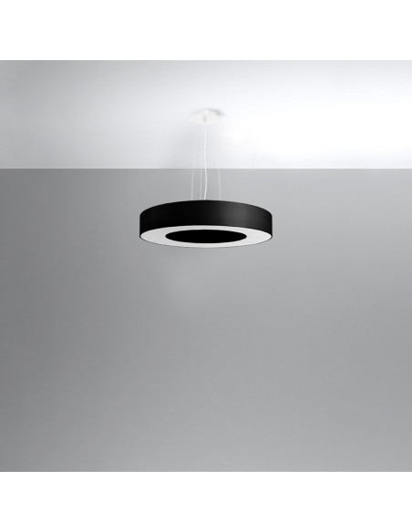 Żyrandol SATURNO SLIM 50 czarny