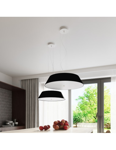 Żyrandol VEGA 60 czarny