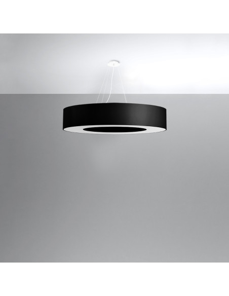 Żyrandol SATURNO 90 czarny