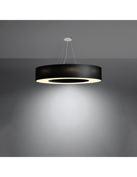 Żyrandol SATURNO 90 czarny