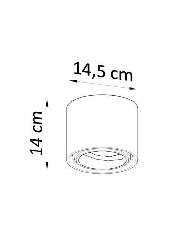 Plafon ceramiczny KALU