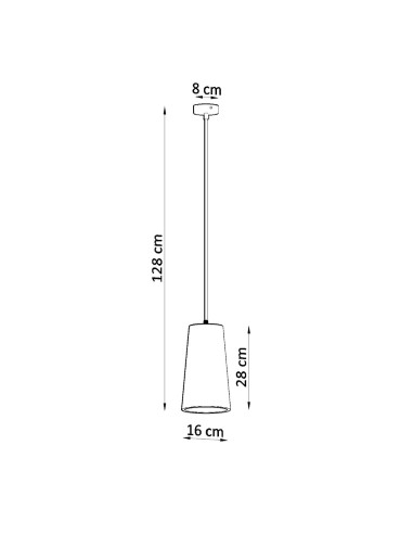 Lampa wisząca ceramiczna GULCAN
