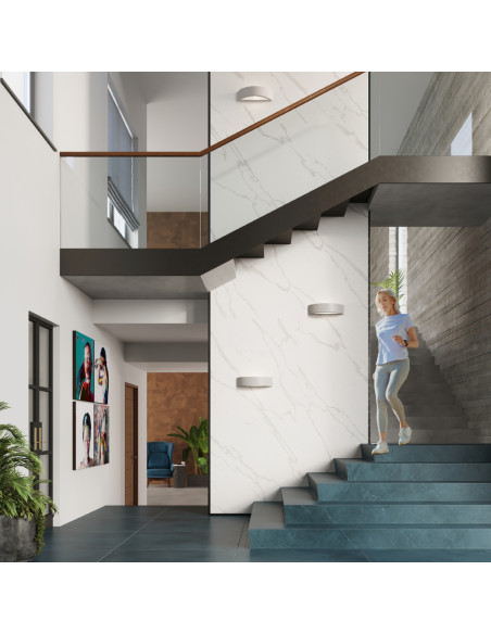 Kinkiet ceramiczny ATENA szary