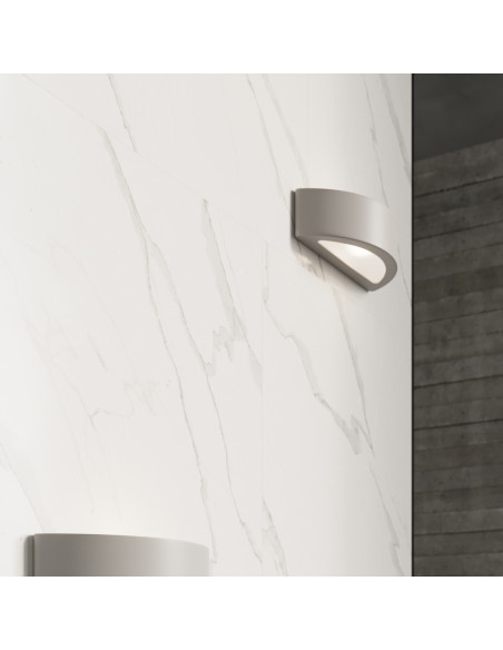 Kinkiet ceramiczny ATENA szary