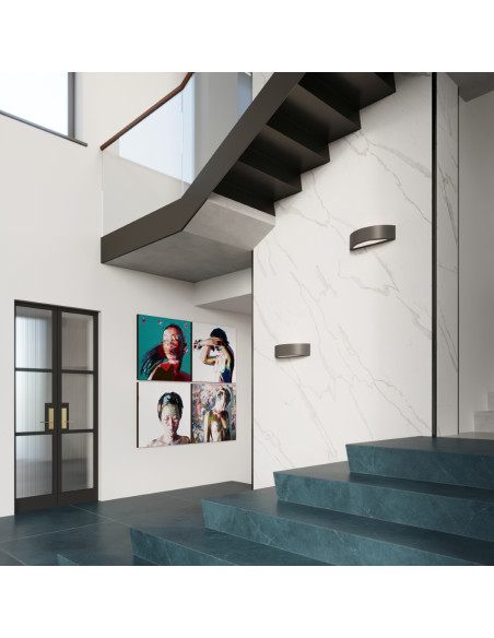 Kinkiet ceramiczny ATENA czarny