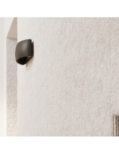 Kinkiet ceramiczny PONTIUS czarny