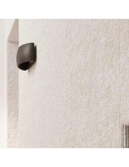 Kinkiet ceramiczny PONTIUS czarny