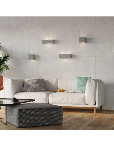 Kinkiet ceramiczny VEGA szary