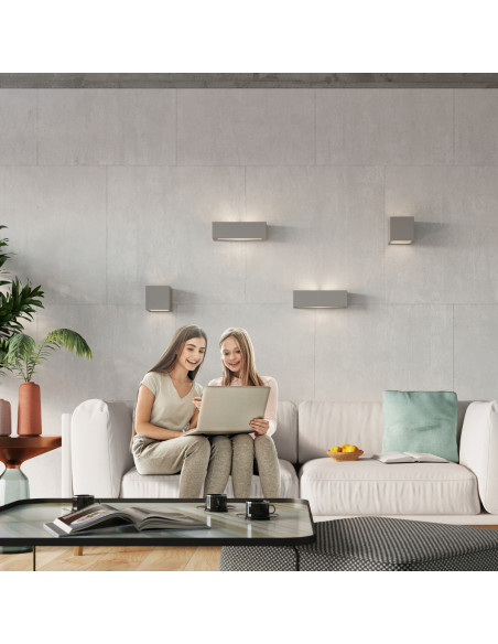 Kinkiet ceramiczny VEGA szary