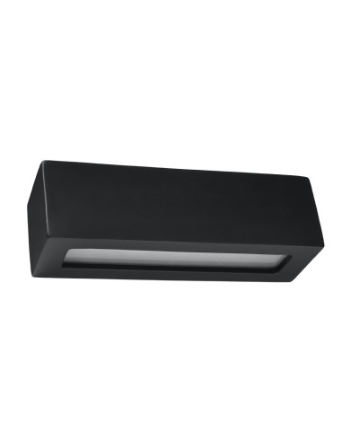 Kinkiet ceramiczny VEGA czarny